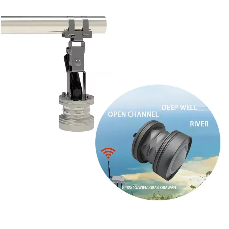 2025Wireless Gprs 4G Wifi  Open Channel Underground Pipe Network Radar Water Level Gauge Measurement Sensors