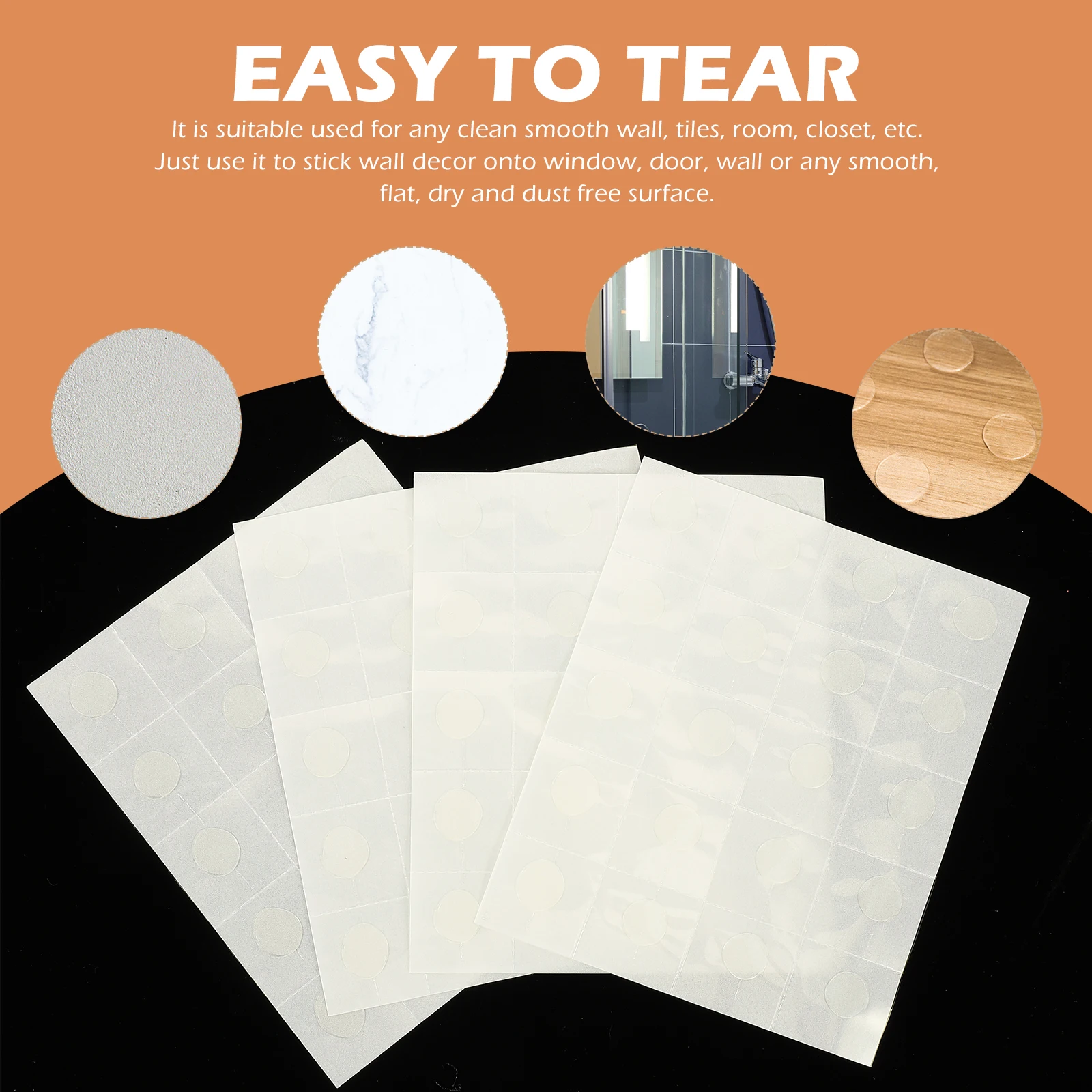 

Double Sided Adhesive Dots Removable Stickers Party Clear Double-sided Balloon Glue Tape