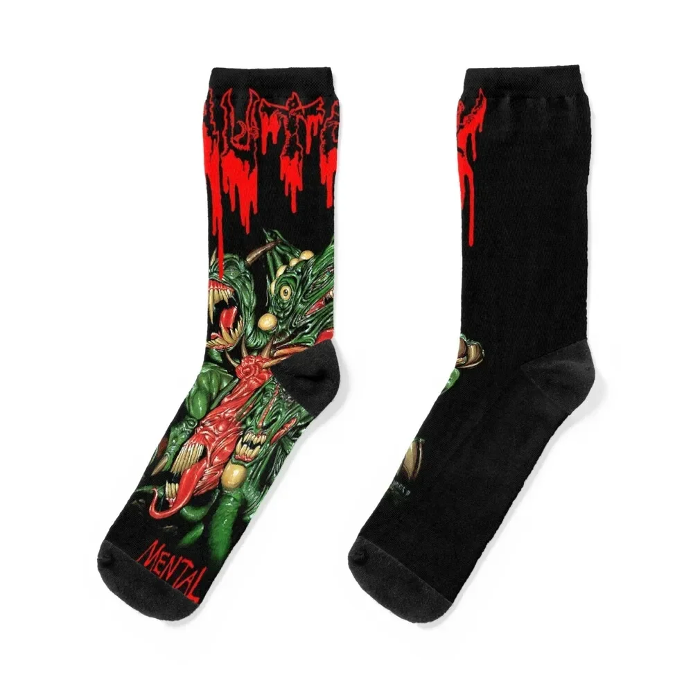 Autopsy - Mental Funeral Classic Old School Death Metal Classic Socks cartoon sport Luxury Woman Socks Men's