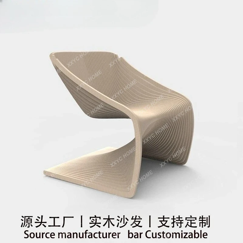 

Кресло LXSingle Art Sofa: Деревянное, с сиденьем из срезанной древесины, для гостиной, квартиры, виллы, отдыха и переговоров