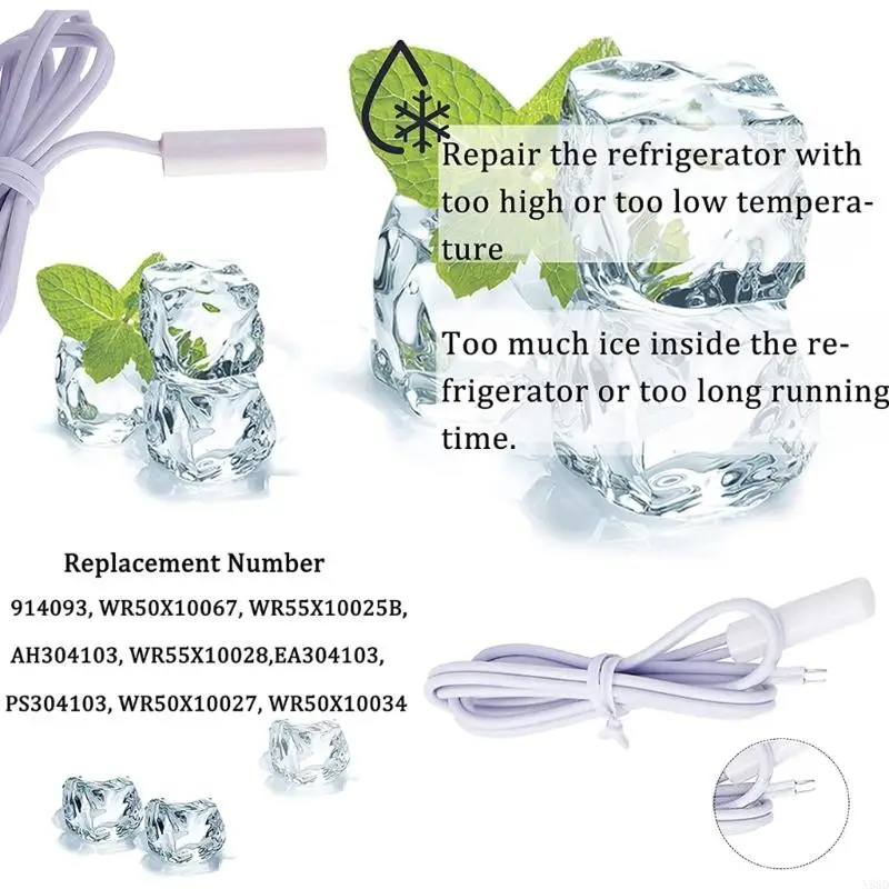 الثلاجة defrost سخان المنزل أجهزة WR51x10055 914088 EA303781 PS303781 N58D