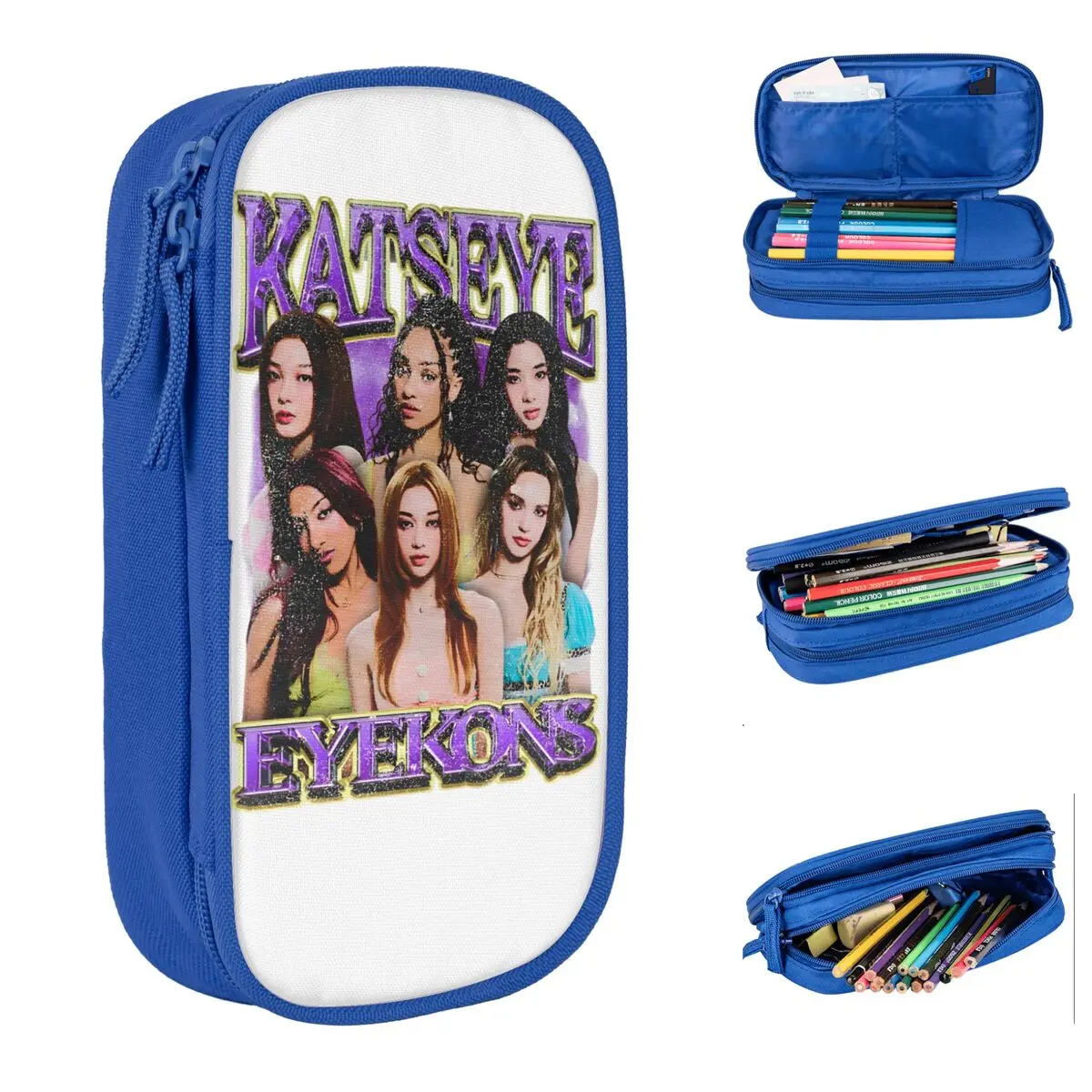 

Katseye Gabriela пенал Kpop Music Tour пенал коробка для ручек для студентов большая сумка для хранения школьных принадлежностей подарок канцелярские принадлежности