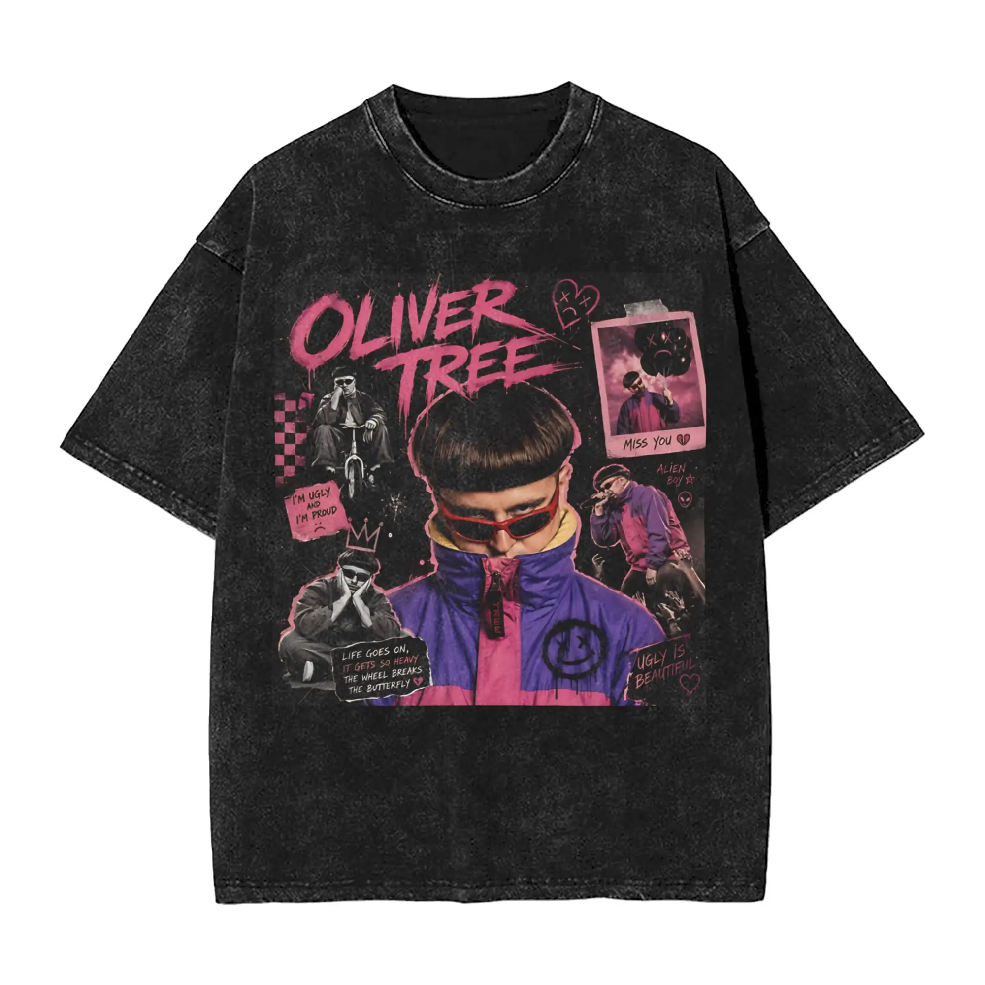 RIP Olivers Trees Memorial Vintage Washed T-Shirts for Men Women  Vintage Pure Cotton Tees O Neck Short Sleeve T Shirt