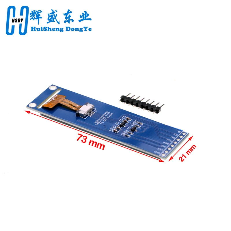2.25 Inch TFT LCD Module 76x284, ST7789 Driver SPI Interface Full View Color Screen for DIY