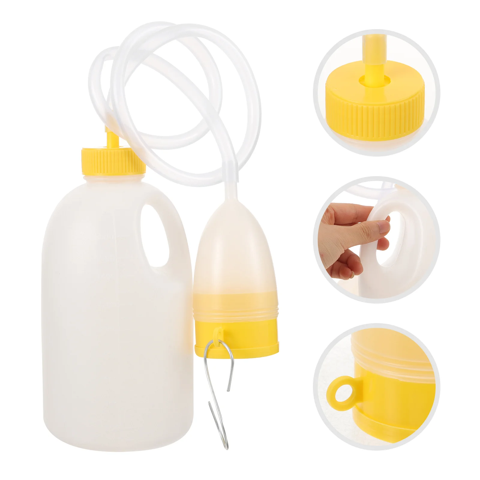 Urinal for Hospital Men's Potty Household Portable Outdoor Yellow Pee Bottle and Women