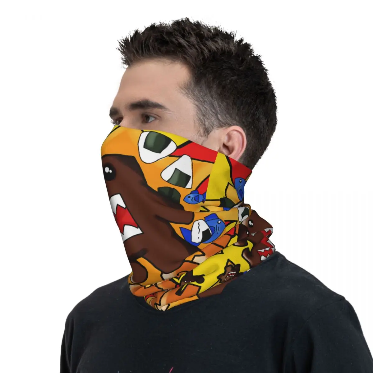 Comic Design Thin Wrap Scarf Bandana Neck Gaiter Face Cover Headband