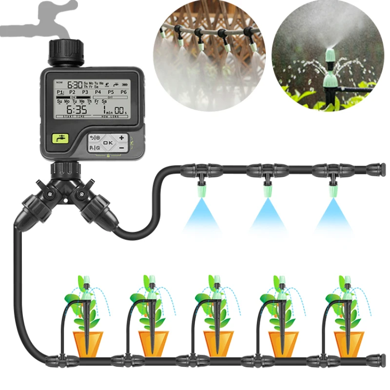 

Rainwater sensing fully automatic watering device for household balconies, intelligent timed watering device, lazy person micro