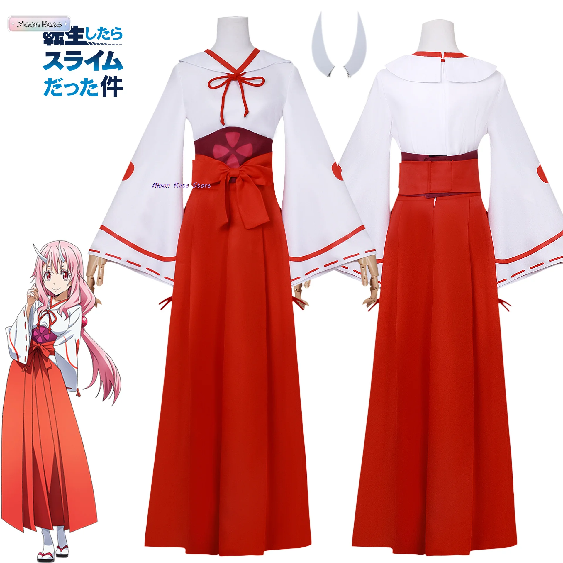 

Shuna Cosplay Anime That Time I Got Reincarnated As A Slime Women's Costumes Woman Costume Cos Custumes Kid Halloween Figures