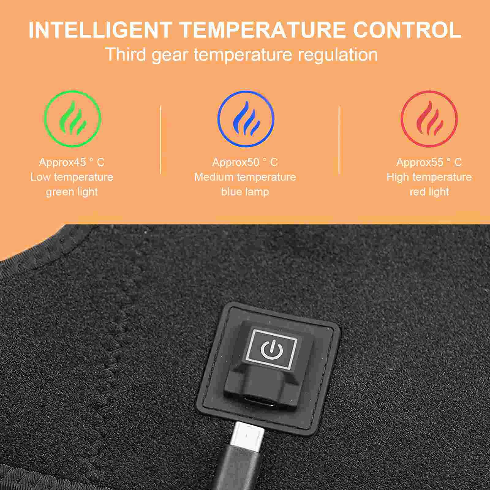 Electric Heating Elbow Protector Tennis Brace Sports Teens Keep Warm USB Cloth Heated Sleeve Man