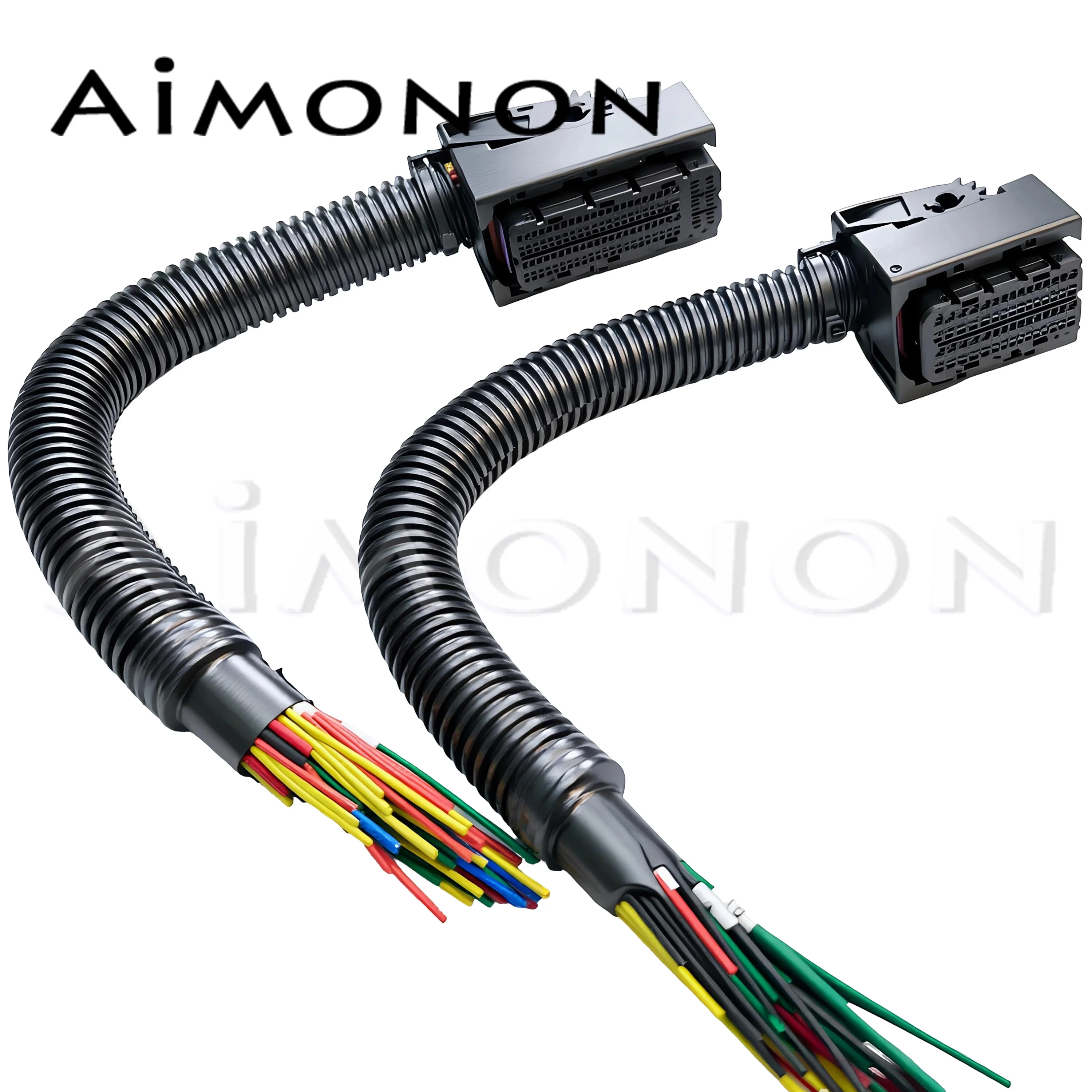 Conector de cableado de 60/94 pines EDC17 para placa de computadora automotriz Xichai J6, arnés de cableado de riel común 284743-1 284742-1
