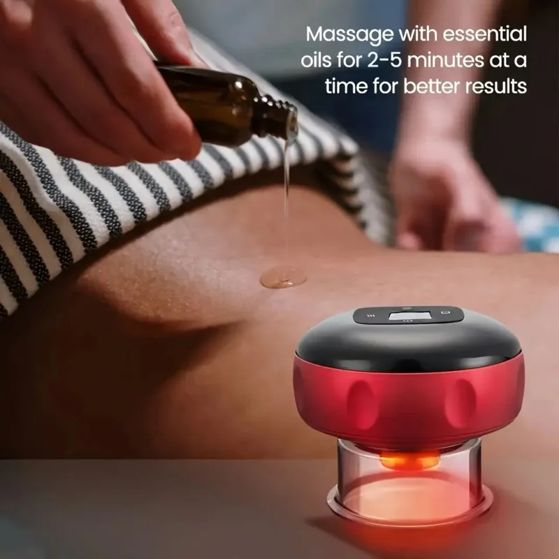 Electric Cupping Massage Device - USB-CRechargeable Portable Cupping Relaxation Device
