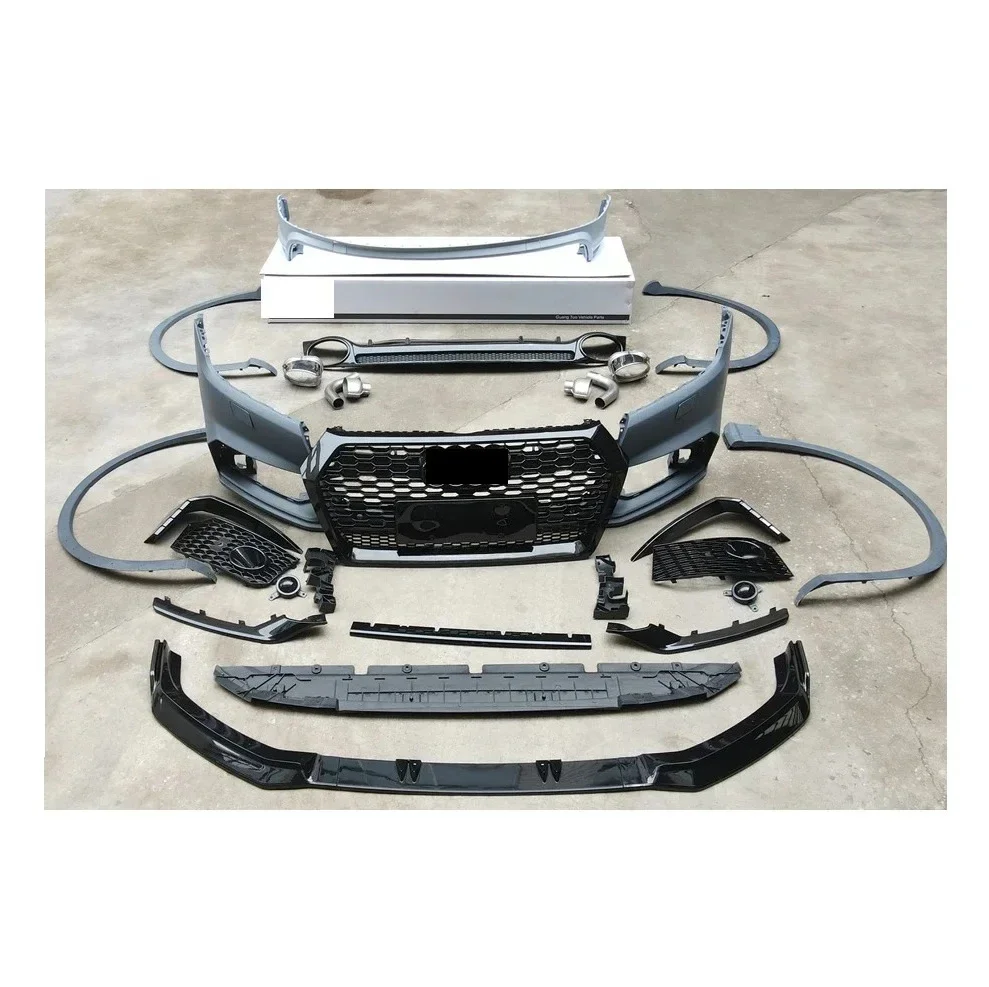 

Комплект для рестайлинга автомобиля AUDI Q5 2019 года: обновление до стиля RSQ5, включая передний бампер, решетку радиатора и передний спойлер.