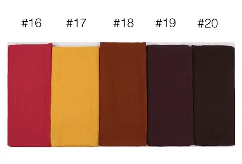 6 best sales प्लीटेड स्कार्फ हिजाब - №2