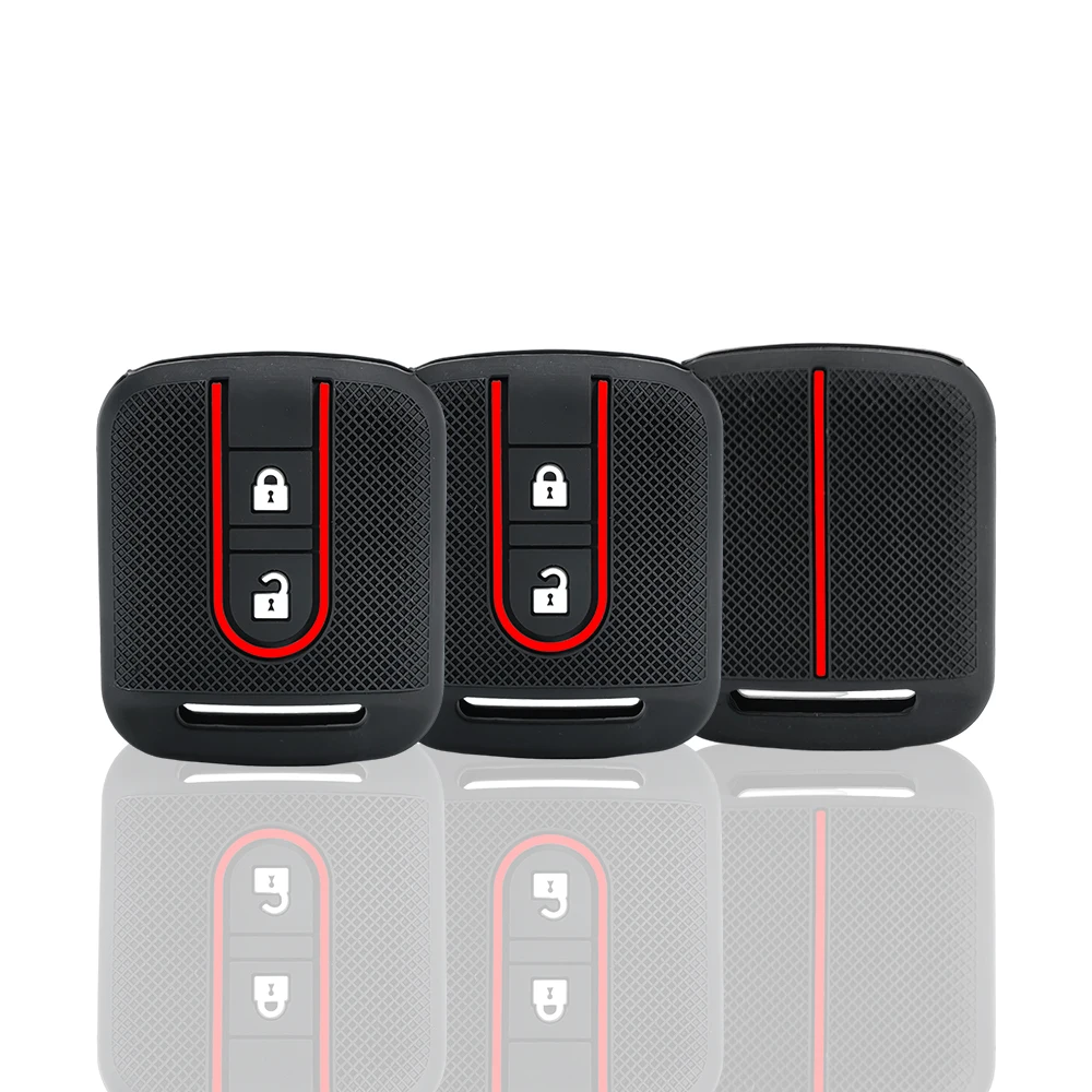 Silicone Car Key Case Fob Rubber Cover for Nissan Micra K12 Note Navara Qashqai J10 Primera Almera Sunny X-Trail Accessories