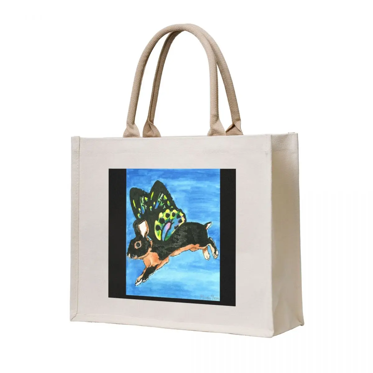 

Daily Doodle 19- Creature - Bunnyfly Tote Bag Women's bags Women's tote bag eco bag folding