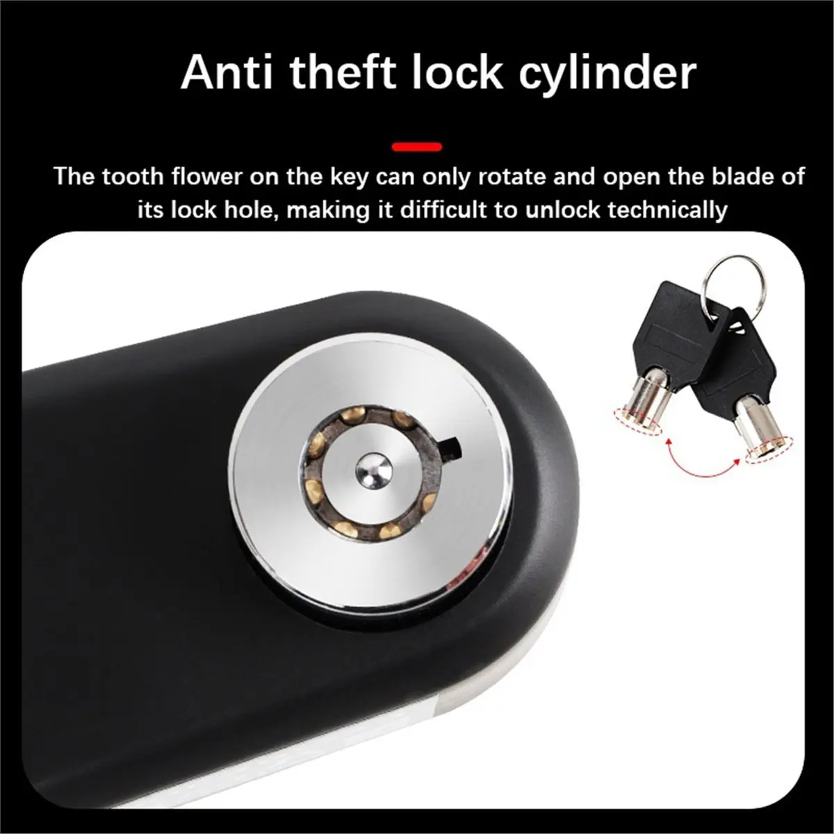 Motorcycle Alarms Disc Brake Lock Security Moto Wheel Disk Padlock Waterproof 110dB Loud Anti Theft Alarma Motocicleta