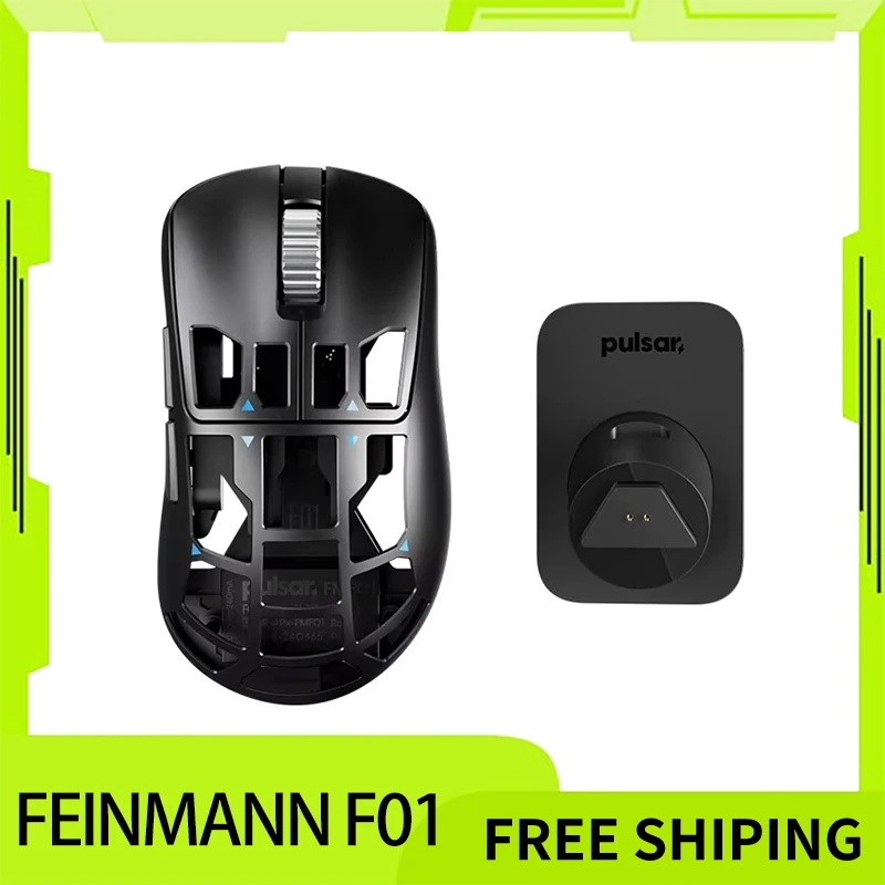 Pulsar Feinman F01 Gamer Wireless Mouse Support 8KHz PAW3395 Custom F01 Magnesium alloy lightweight CSGO Esport FPS Gamer Mice