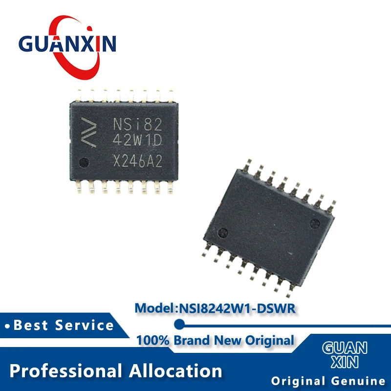 100% New  NSI8242W1-DSWR SOP-16 Marking NSi8242W1D NSI8242