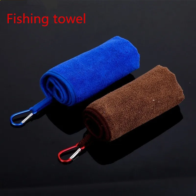 Toalha Portátil com Fivela, Uso Versátil da Vara de Pesca para Limpar as Mãos, Acessórios para Pesca, Ferramentas para Atividades ao Ar Livre