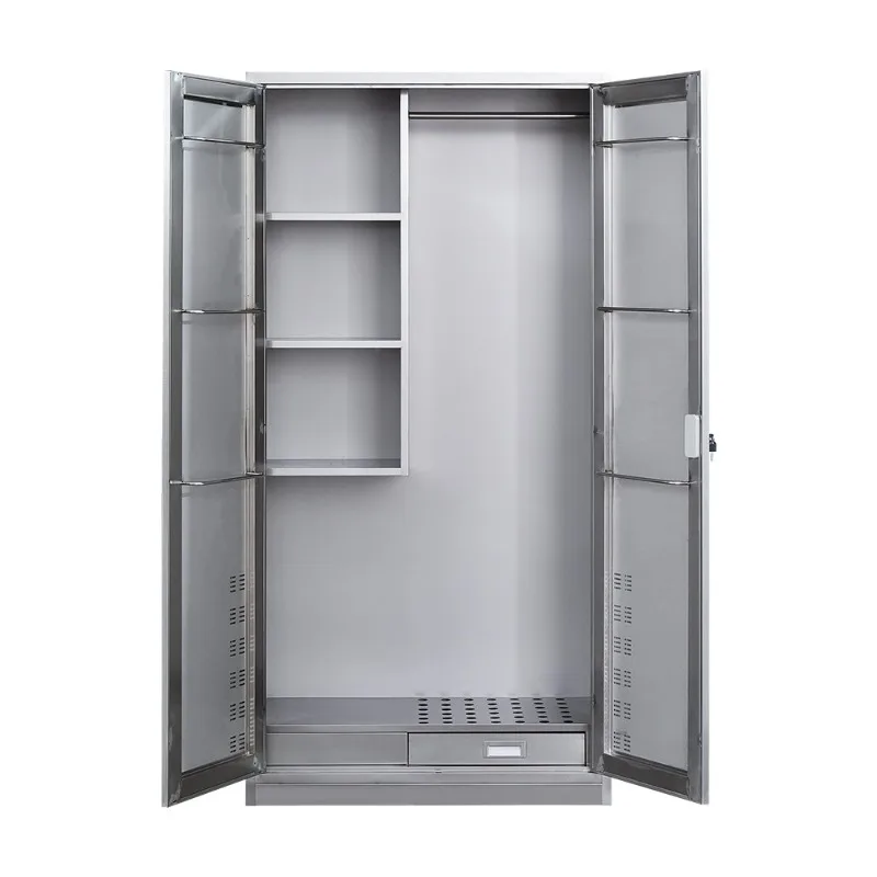 304 stainless steel cleaning cabinet cleaning tool finishing cabinet school household balcony mop broom housekeeping storage cab