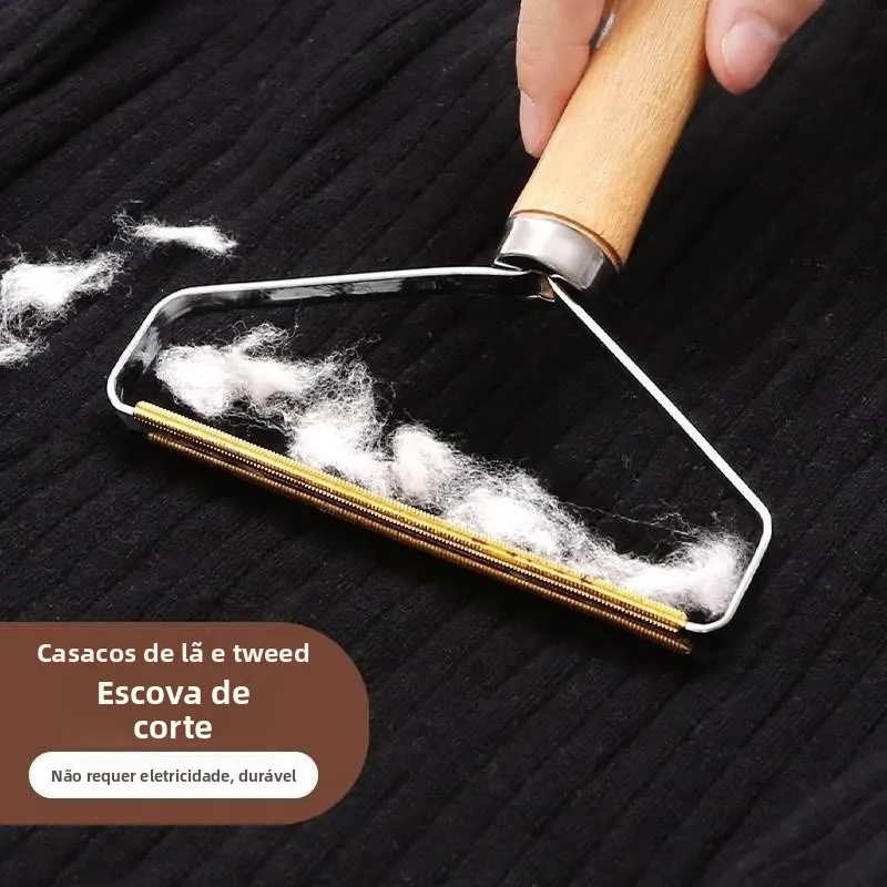 手動ウールセーターカーペット毛玉取り器-犬の毛-猫の毛除去クリーニングツール-多機能ブラシ-衣類のほこり除去用