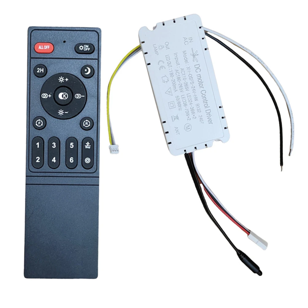 

For Indoor Lighting Dimming Receiver 6-Speed Remote Controller Ambiance Lighting Model With Air Guide Easy Reset