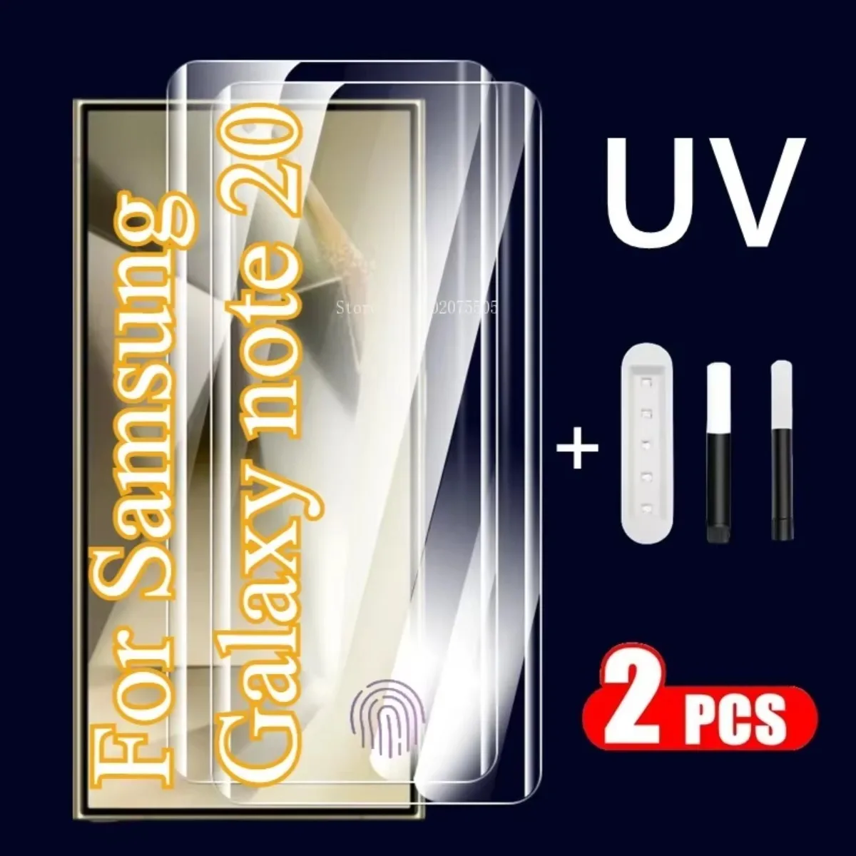 2Pcs Curved Uv Temp…