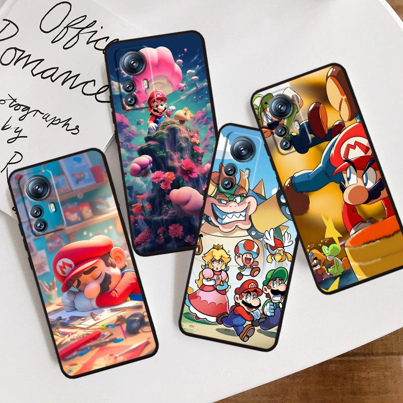 Cute Cool M-Marios For Xiaomi Mi 14 13T 13 12T 12 11T 11i 11 10T 10 Pro Lite Ultra 5G Black Back Phone Case