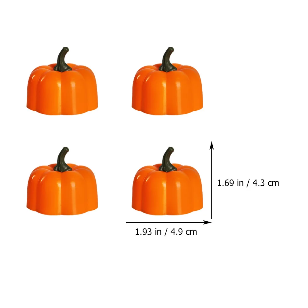 

12Pcs Glowing Pumpkin Lanterns Halloween Decor Flameless LED Lamps Party Supplies Decorative Pumpkin Lights for Home