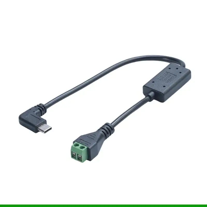 U55C DC5V 24V To Type C 5V Converter Cable Multiple Protections Works With Car Battery Adapter For Phone Charging Needs