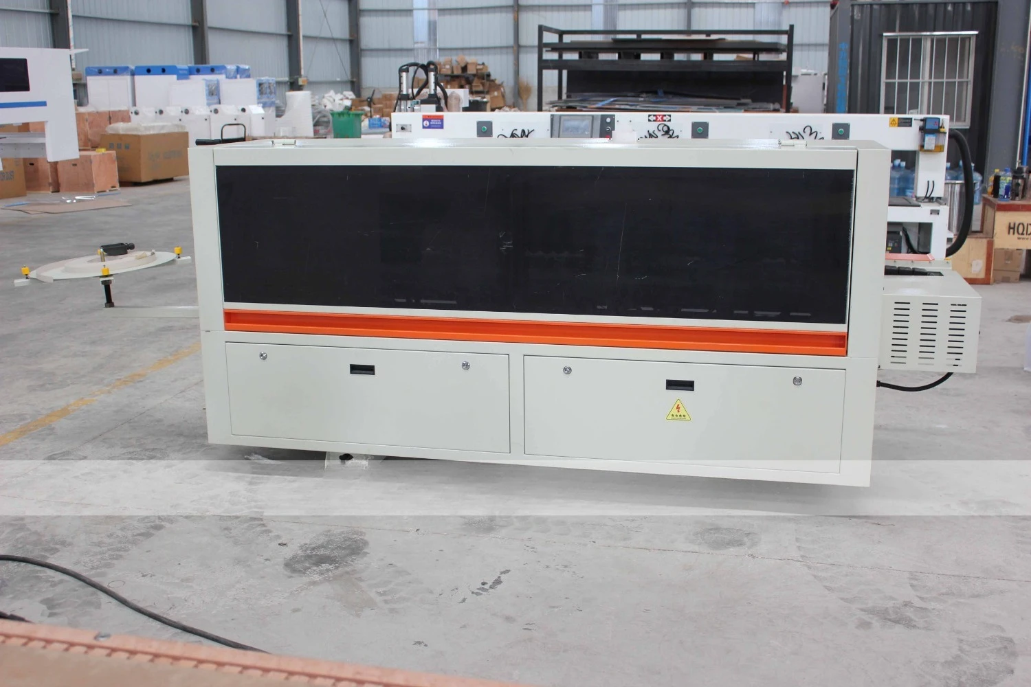 JINAN M-SHINE  Full Automatic PVC MDF Edge Banding Machine S2 Auto Curve Sealing Gluing Bonding Wood Edge Bander - view 5