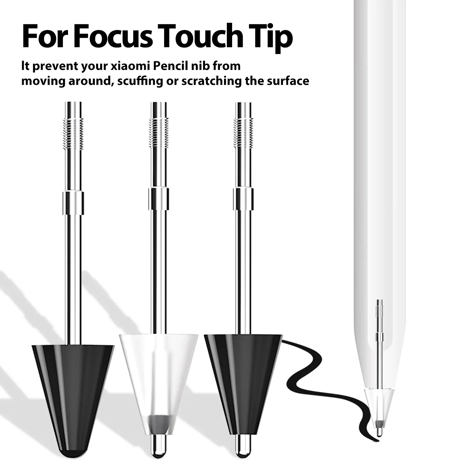 For Xiaomi Focus Replacement Pencil Tips Stylus Pen Nib Suitable Stylus Wear-resistance Spare Nibs for Xiaomi Pad Tablet