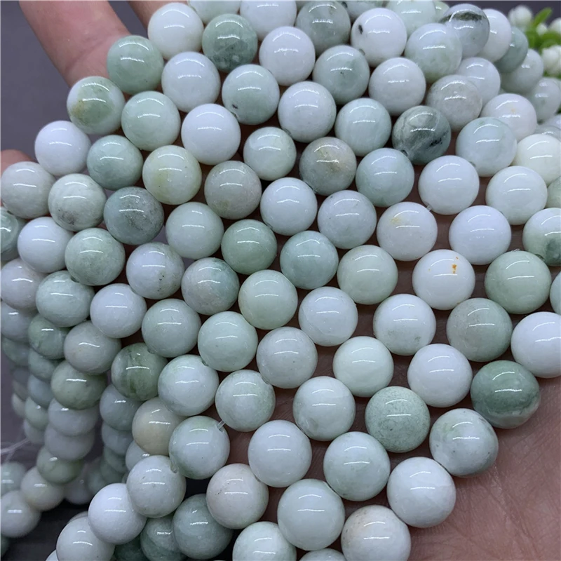 Wholesale Spacer Beads for Bracelet Making Nature Chalcedony beads Round Bead Jewelry Handmade 6/8/10mm