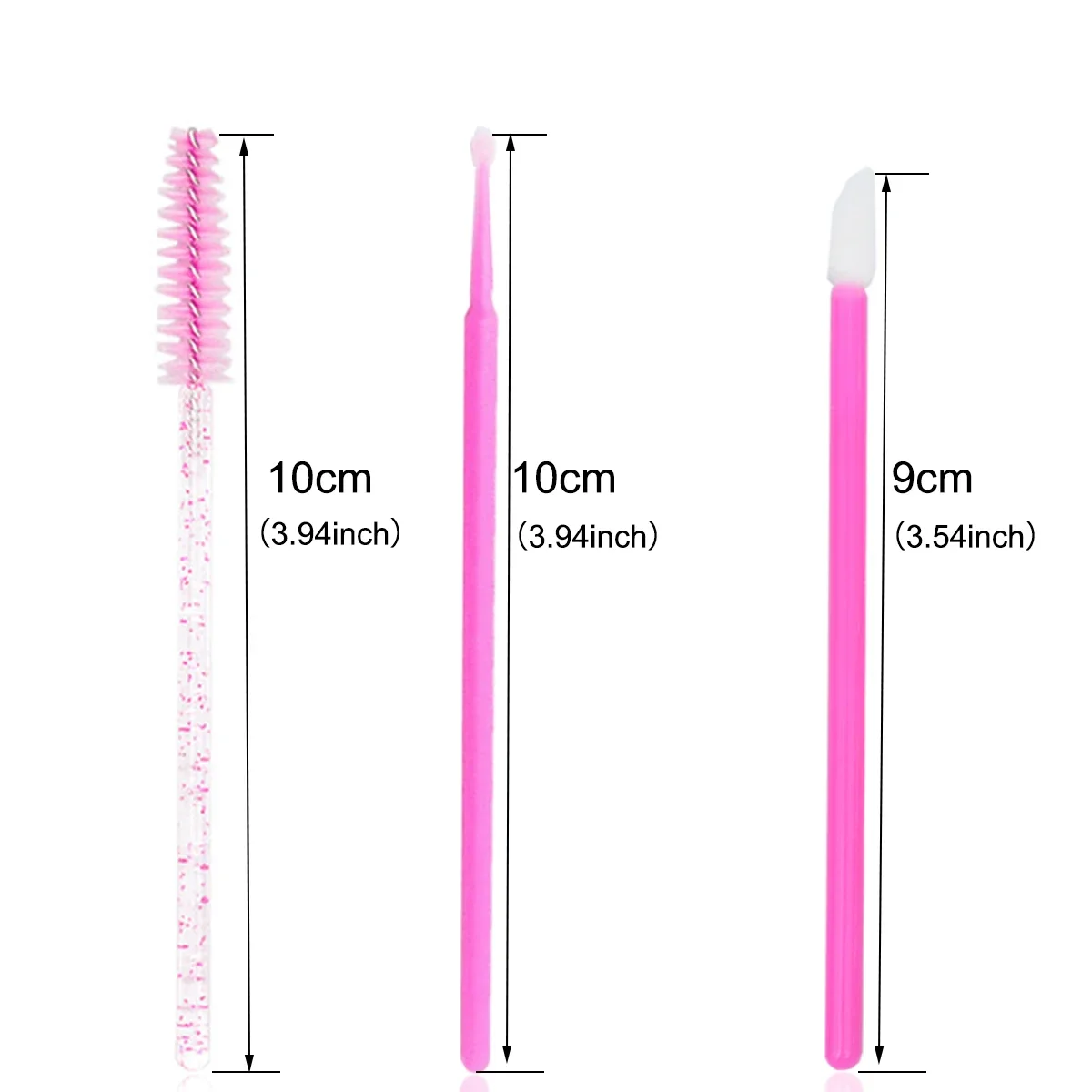 Brosse à cils jetable, 200 pièces, baguettes de Mascara, ensemble d'outils, rouge à lèvres, brillant à lèvres, applicateurs de maquillage