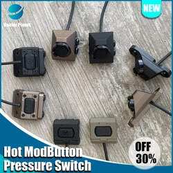 Tactical New ModButton Hot Button Pressure Remote Switch Airsoft  Crane/SF/2.5 Plug For M300 M600 Flashlight DBAL PEQ 15 Mlok Ke