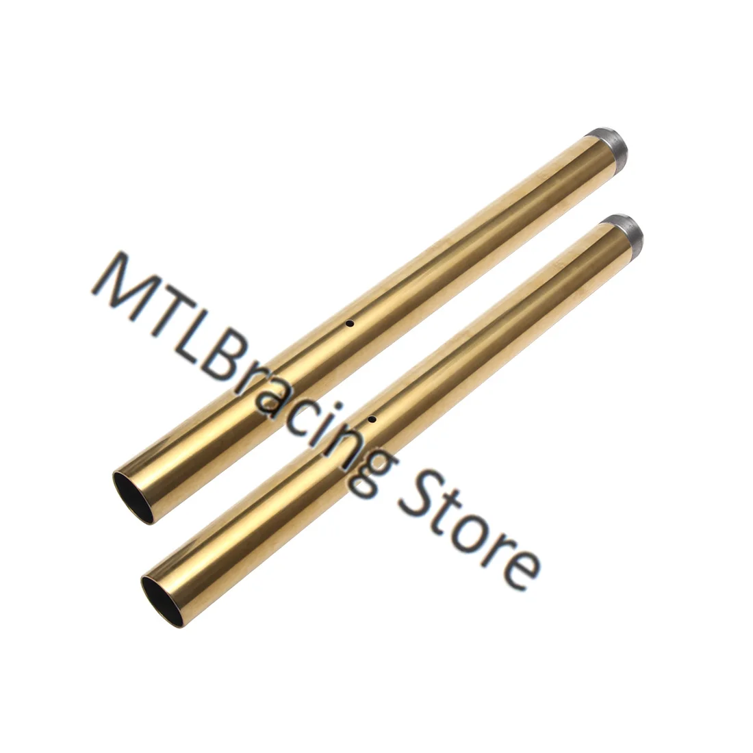 Golden Front Shock Absorber Fork Inner Tubes 43x514mm For HONDA CBR1000S 2017-2019 OHLINS FORK 51400-MKF-D62 Fork Standpipe view 5