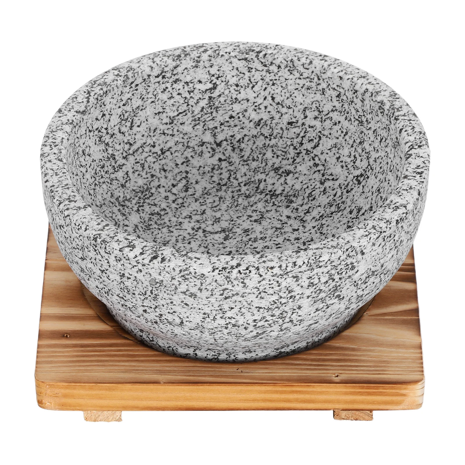 

Korean Bibimbap Stone Bowl 16Cm Natural Stone Cooking Pot For Stew Soup Hot Pot Nonstick Heat Retaining Serving Bowl