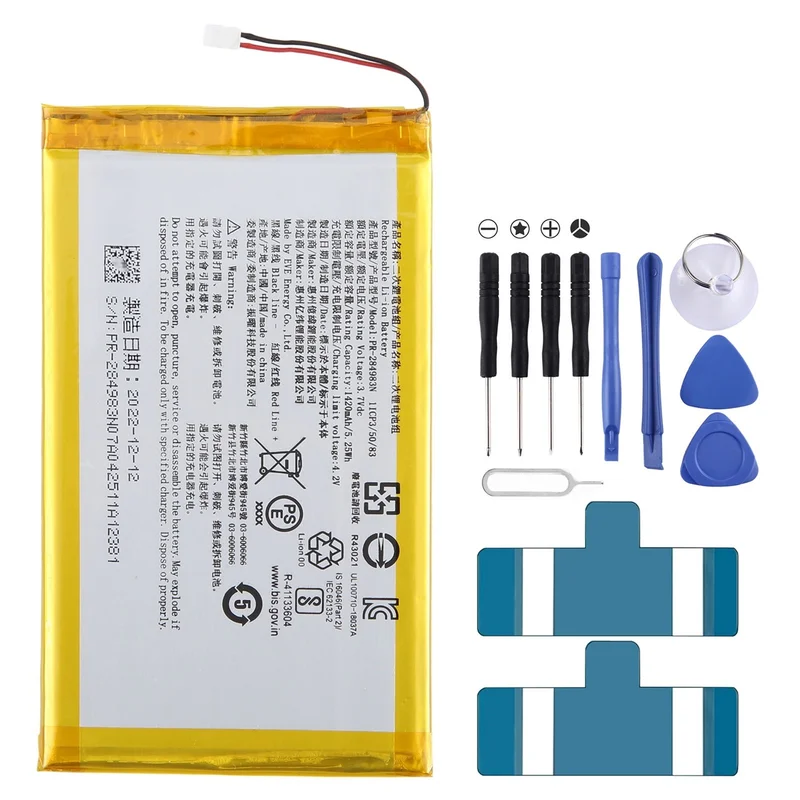 Battery Replacement For Kobo Glo HD Tolino / Clara HD E-book Accumulator 2-wire