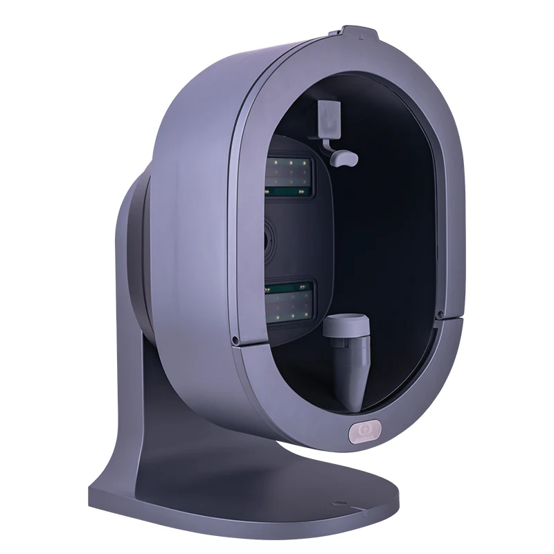 X5 標準顔肌分析装置は、表面と深部の肌状態を正確に検出し、定量分析を行う「データアーカイブ」