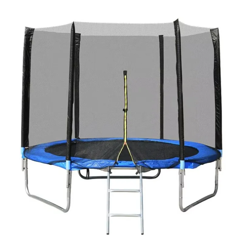 Fitness Jumping Trampolines Popular Fun Child Frame Trampoline Protecting Net and Safety Indoor and Outdoor Trampoline for Kids