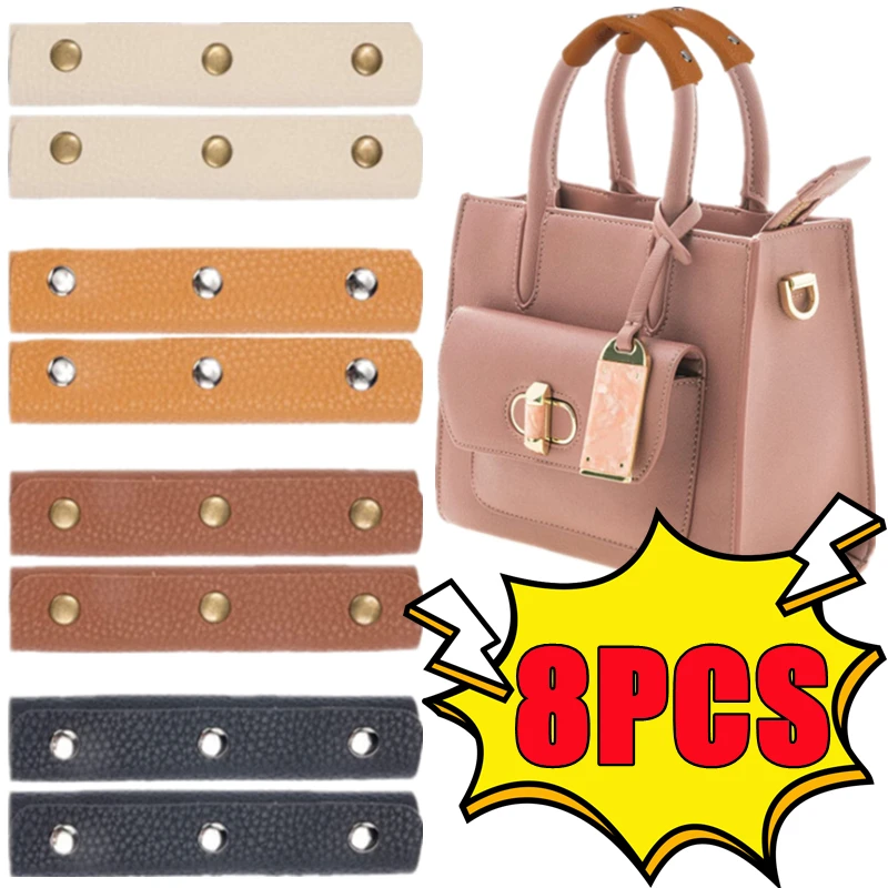 

New 1-8PCS Bag Shoulder Strap Stroller Anti-stroke Leather Cover Luggage Handle Wrap Bag Handle Protective Luggage Suitcase Grip