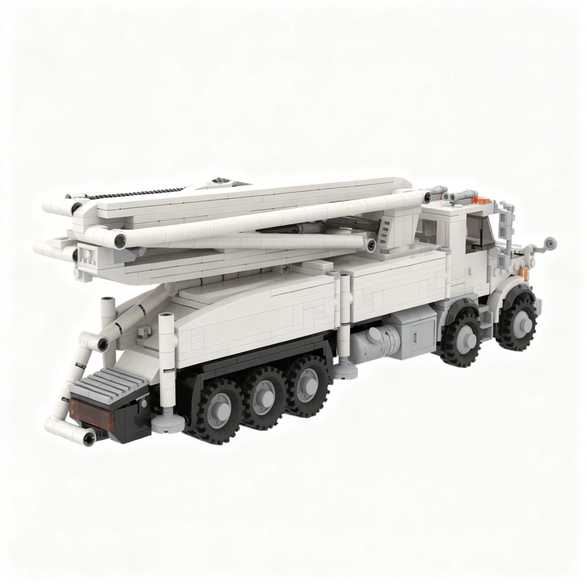 1088pcs MOC Western Star Concrete Pumper City Construction Model Building Blocks Construction Toys Christmas Gifts Creative