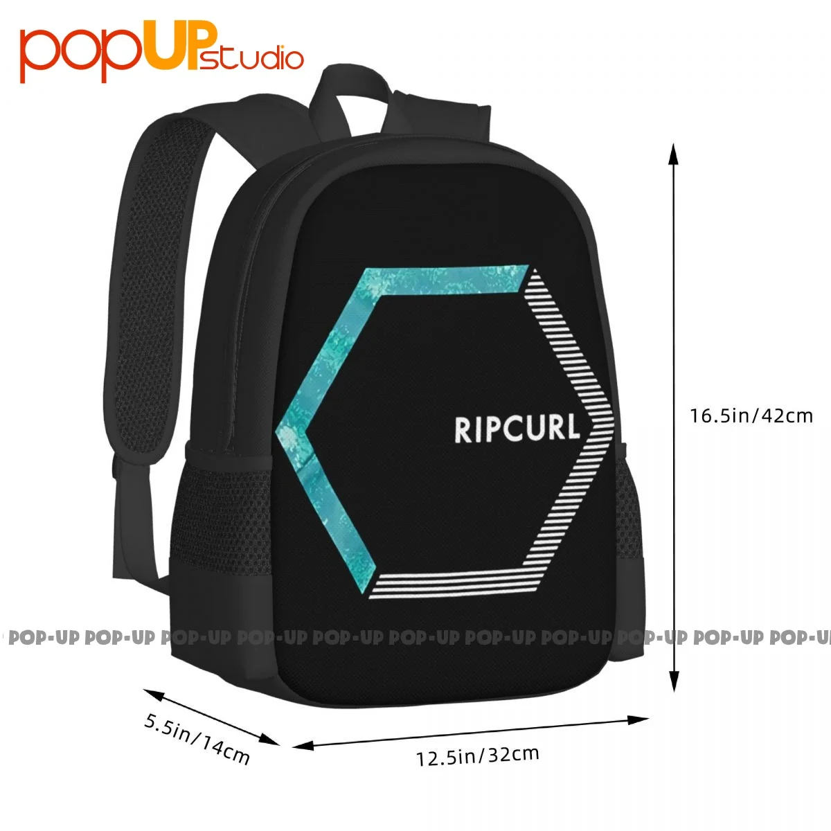 Rip Curl Backpack Large Capacity Gym Art Print Shopping Bag Bags For Travel