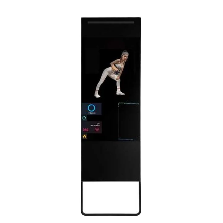 

32-дюймовый тонкий умный сенсорный экран, зеркало для фитнеса, цифровой спортивный ЖК-дисплей для дома, тренажерного зала