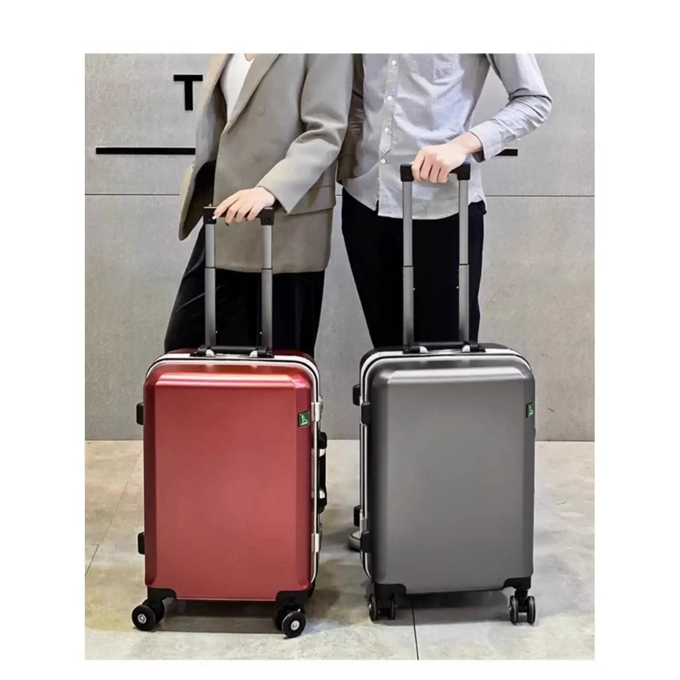 

Чемодан Lage с алюминиевой рамой, модный модный АБС-материал ПК, 20, 28-дюймовая сумка для ручной клади для мужчин и женщин, дорожная сумка