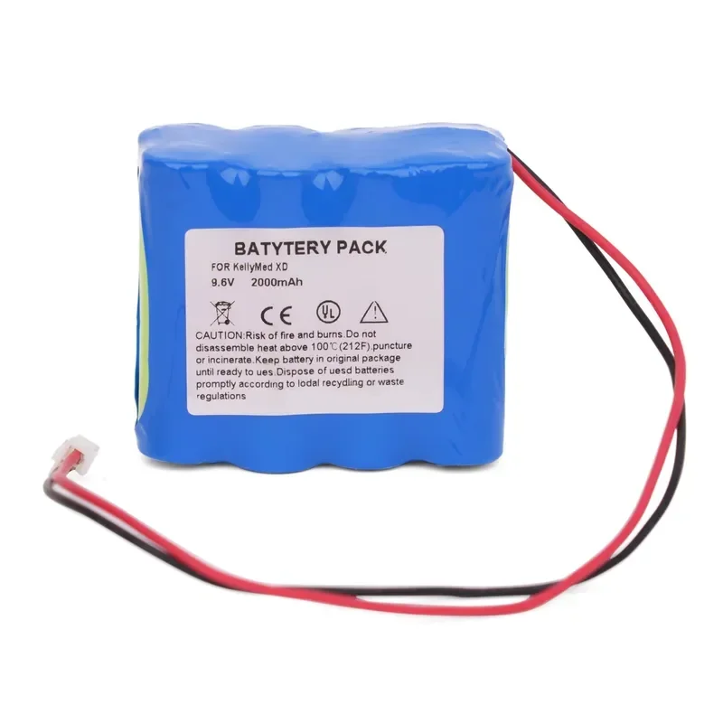 [New] Rechargeable 2000mAh Battery for Kellymed Keli Jianyuan ZNB-XD ZNB-XB Infusion Pump Replacement Power Supply