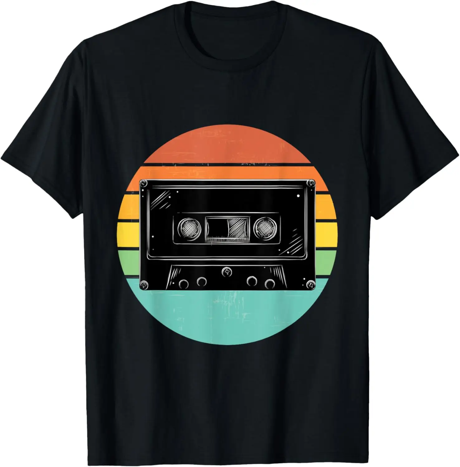 

Vintage Cassette Tape Sunset Classic Mixtapes Retro 80s 90s T-Shirt