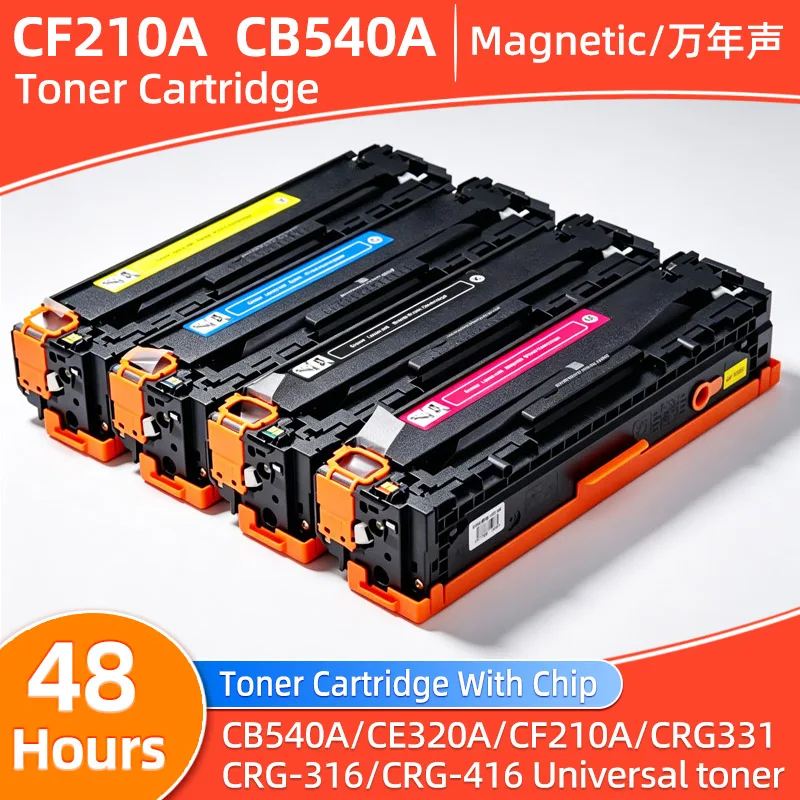 CB540a 125A CE320a CF210a Toner Cartridge Compatible For HP LaserJet CM1415fn CP1215 CP1215n CP1515 CP1518ni CRG331 CRG-316 416