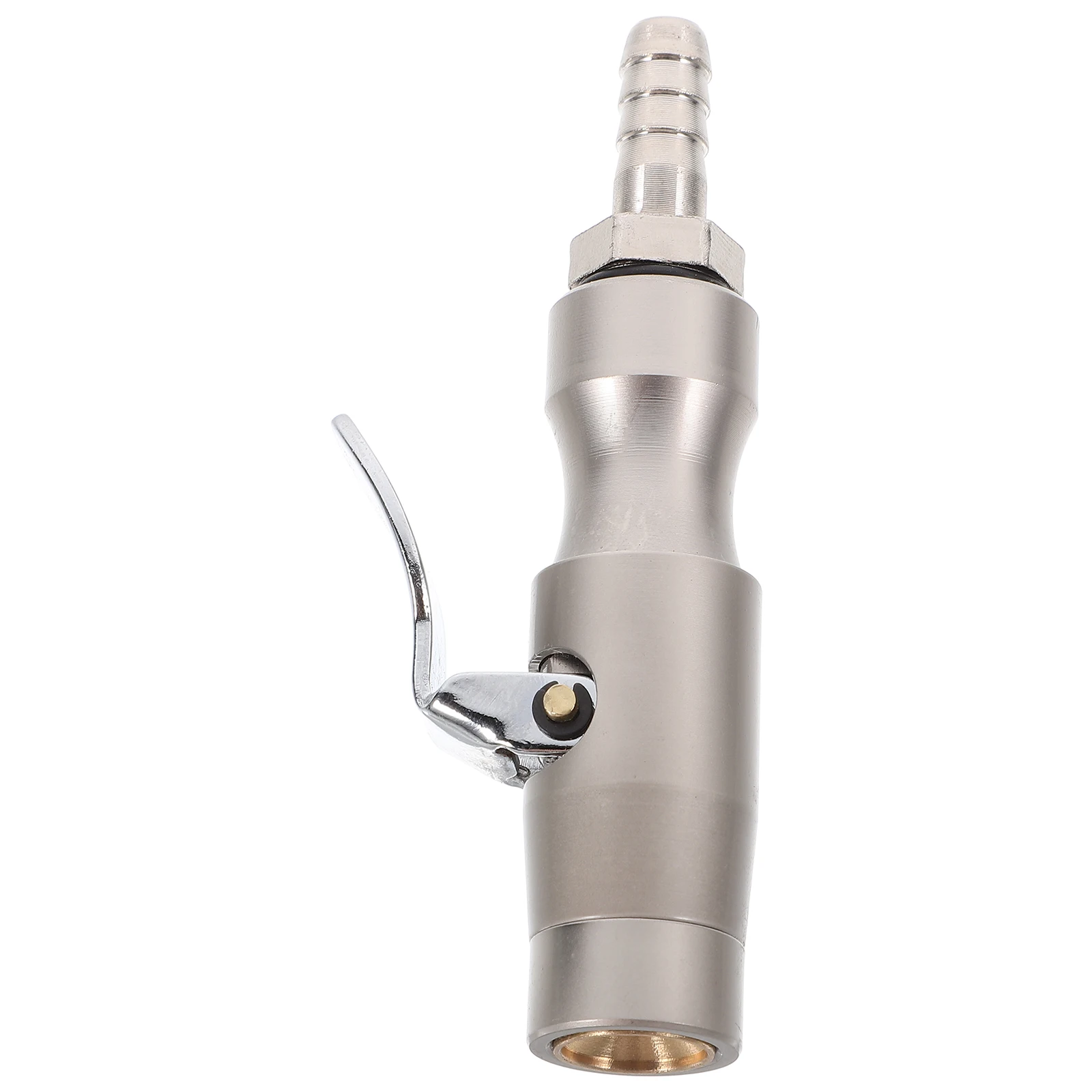 

Tire Inflator Nozzle Heavy Duty Car Valve Adapter Bike Air Chuck Silver Tyre Pressure Gauge Portable Easy