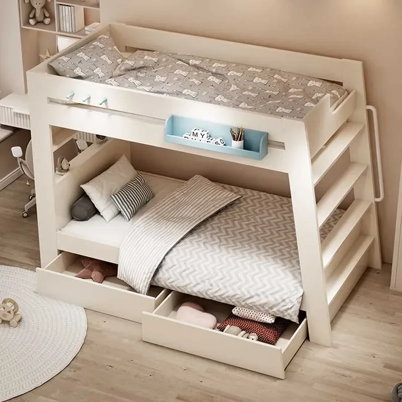 Children Bunk Beds Two Layer Solid Wood Frames Adult Bunk Modern Beds High Low Child Mother Literas Para Adolescente Furniture